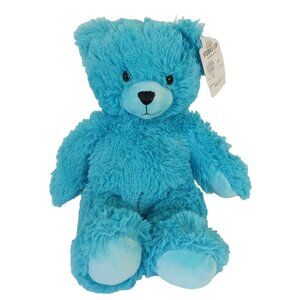 Build A Bear Online Exclusive Fluffy Blue Bear Plush Stuffed Animal Retired 2021